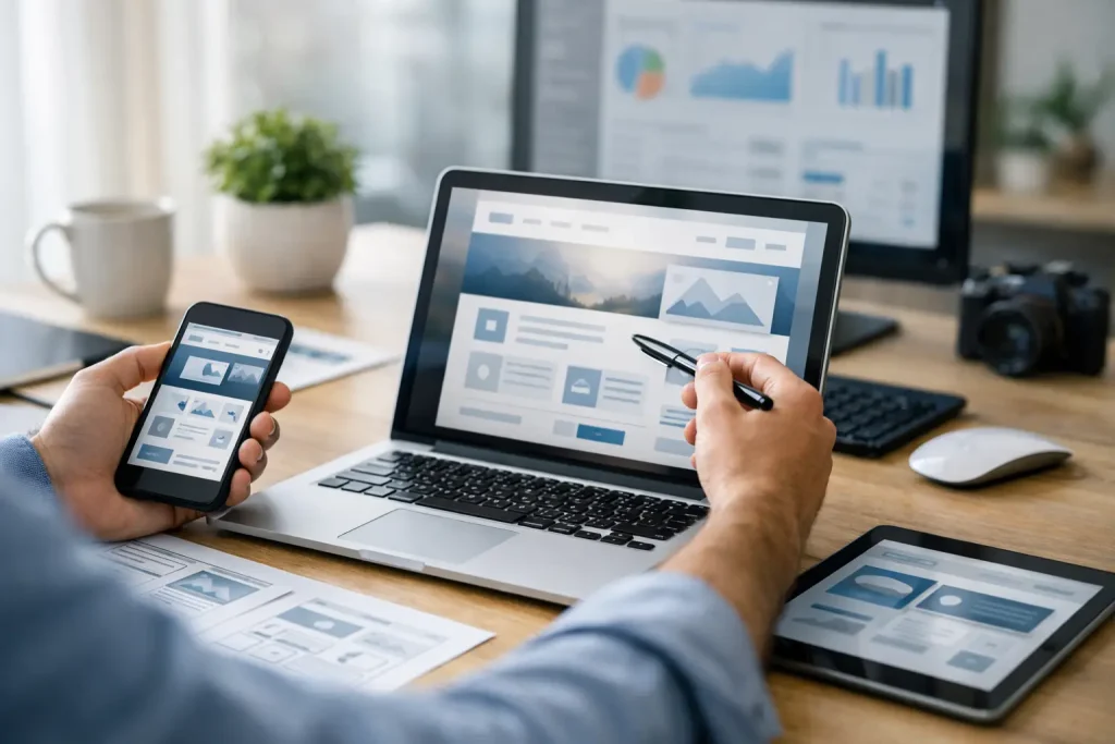 Design UI UX para websites que convertem