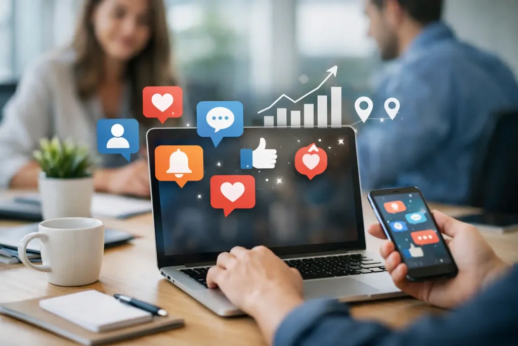 Gestão de redes sociais para empresas